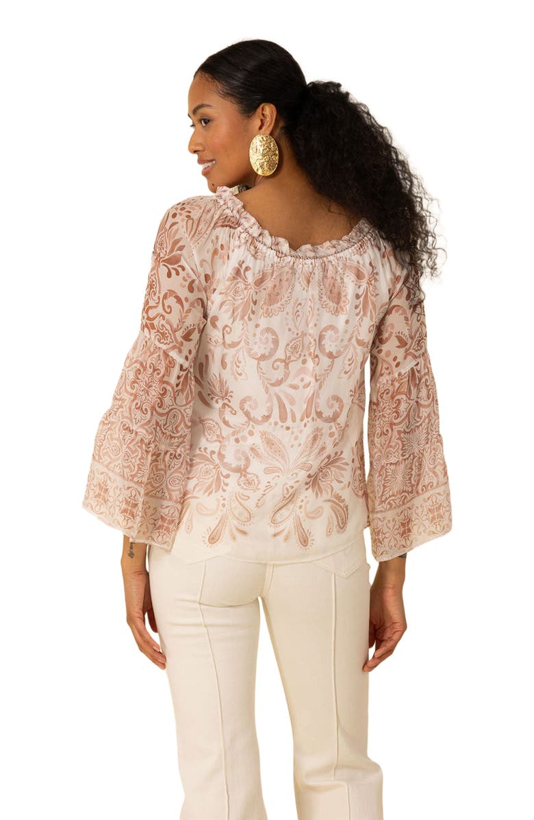 Hale Bob Myra Chiffon Top, Alternate, color, 