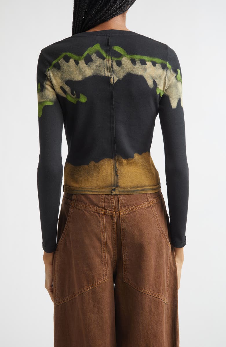 Eckhaus Latta Lapped Baby Tee, Alternate, color, 