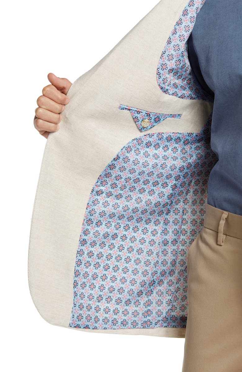 TailorByrd Textured Jacquard Linen Blend Sport Coat, Alternate, color,