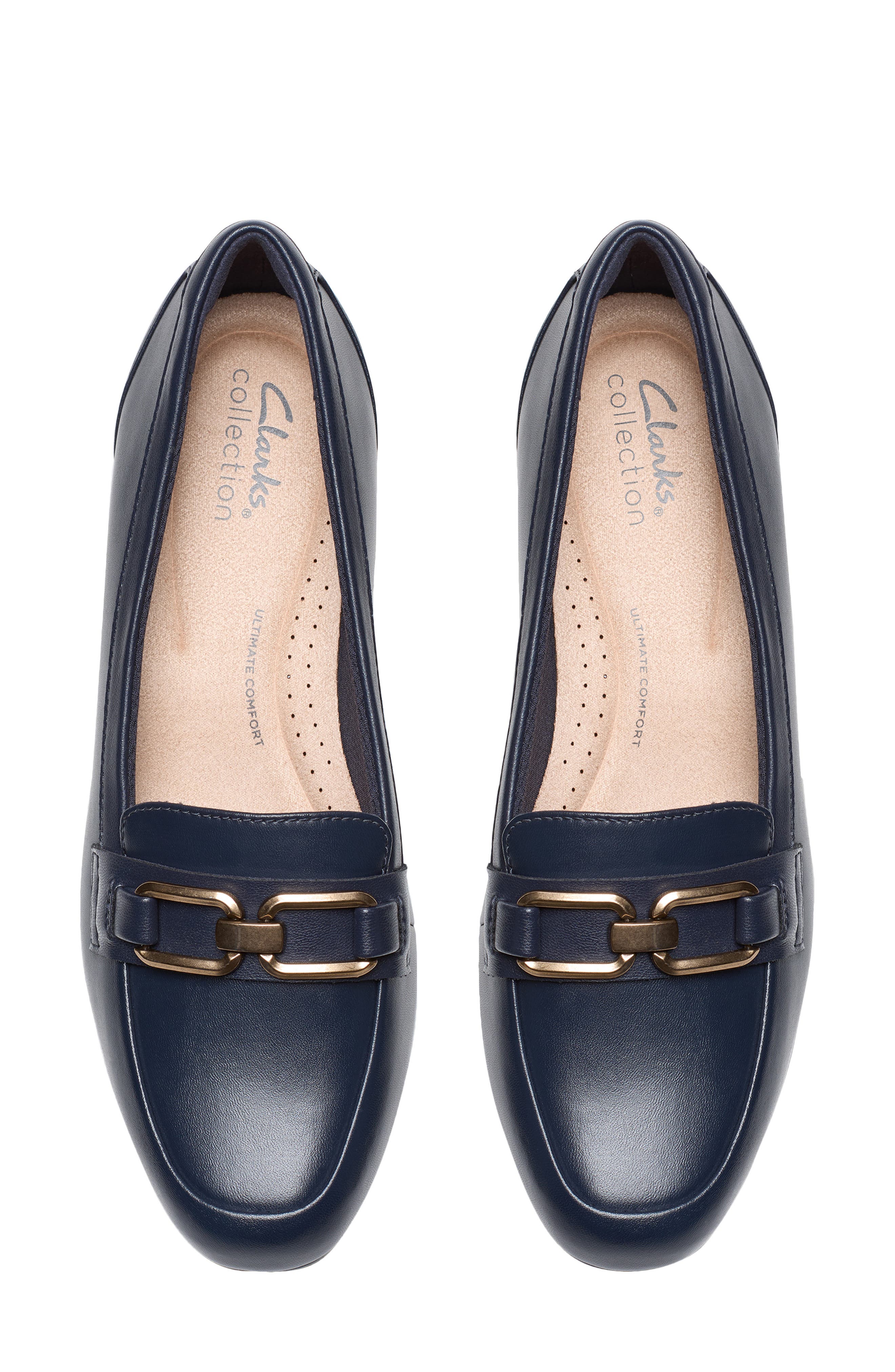 Juliet Echo Leather Loafer, Alternate, color, NAVY LEATHER