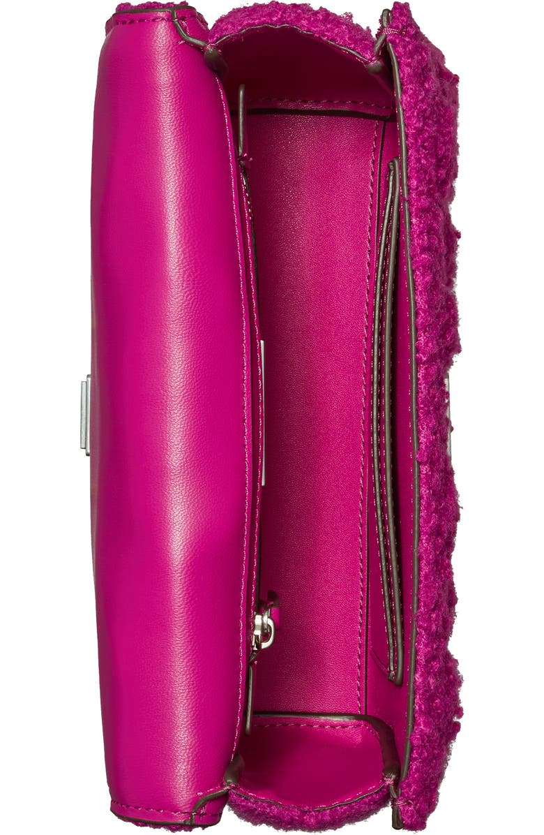 Tory Burch Fleming Soft Bouclé Small Convertible Shoulder Bag, Alternate, color,