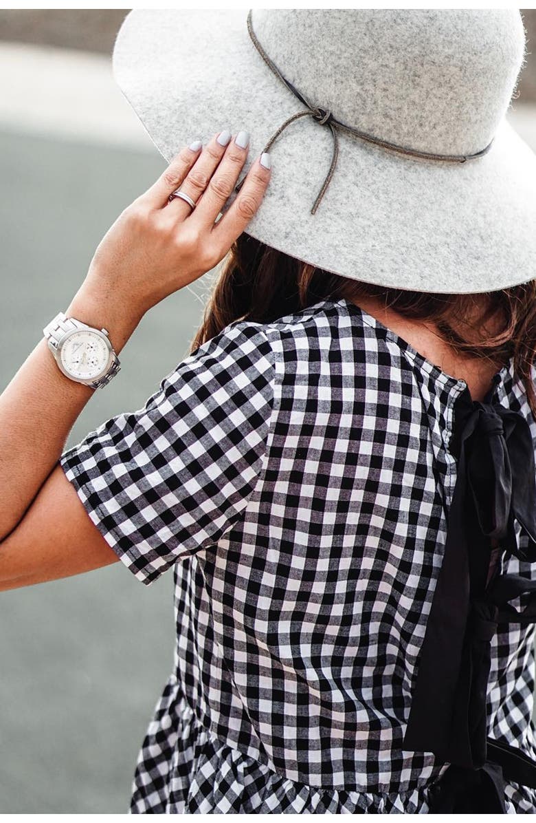 PORSAMO BLEU Women's Diana Diamond Bracelet Watch, 39mm - 0.07 ctw, Alternate, color, Silver