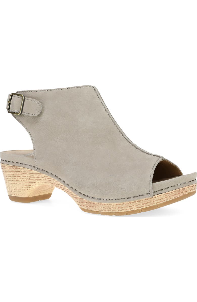 Dansko Lizzy Peep Toe Platform Bootie, Main, color,