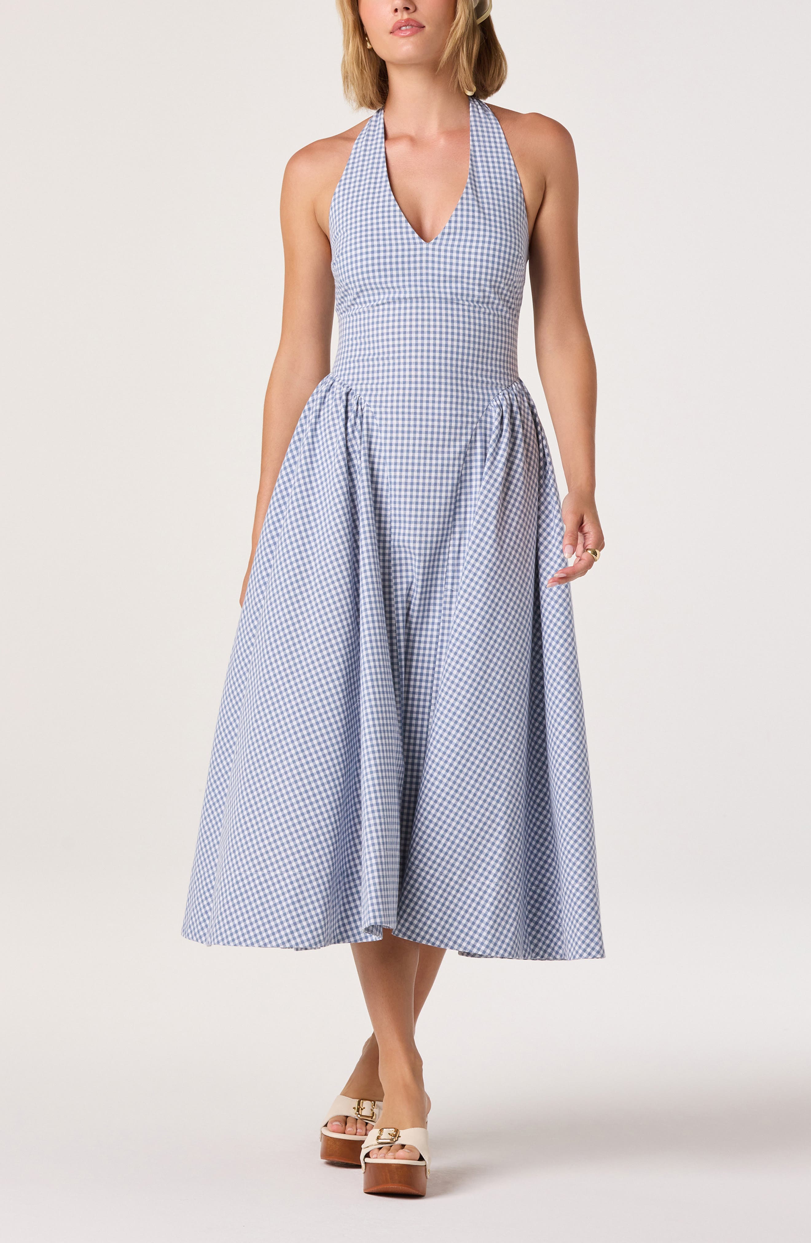 selected BLUE GINGHAM