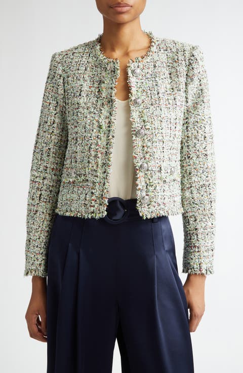 Anya Christie Metallic Tweed Jacket
