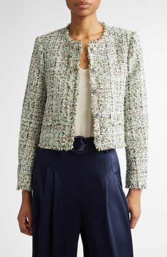 Cinq à Sept Anya Christie Metallic Tweed Jacket