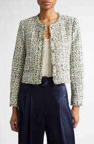 Cinq à Sept Anya Christie Metallic Tweed Jacket