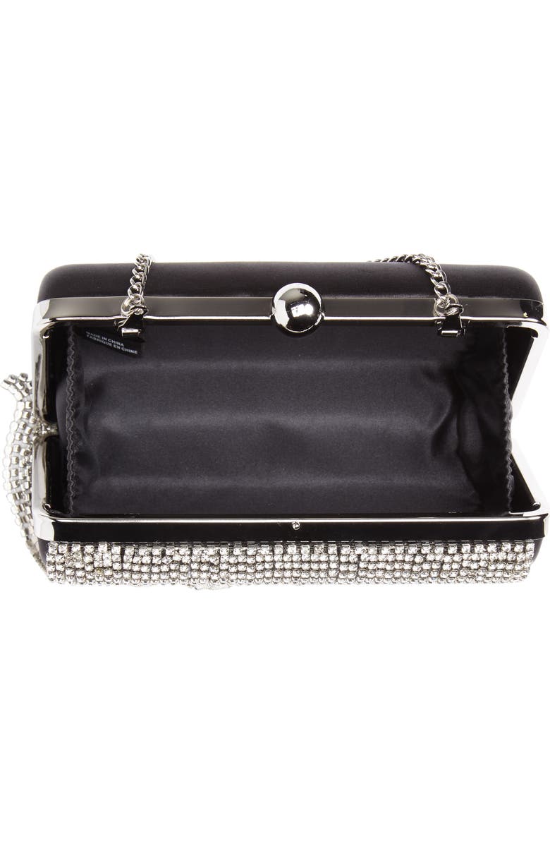 Nordstrom Crystal Fringe Box Clutch, Alternate, color,