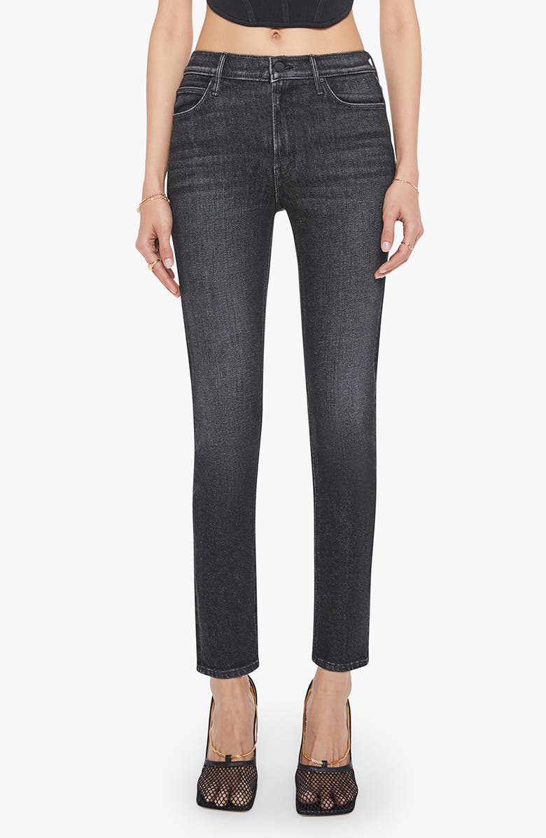 MOTHER The Dazzler Flood Skinny Jeans, Main, color, Keep It Sharp