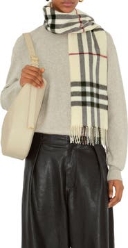 Burberry Giant Icon Check Cashmere Scarf
