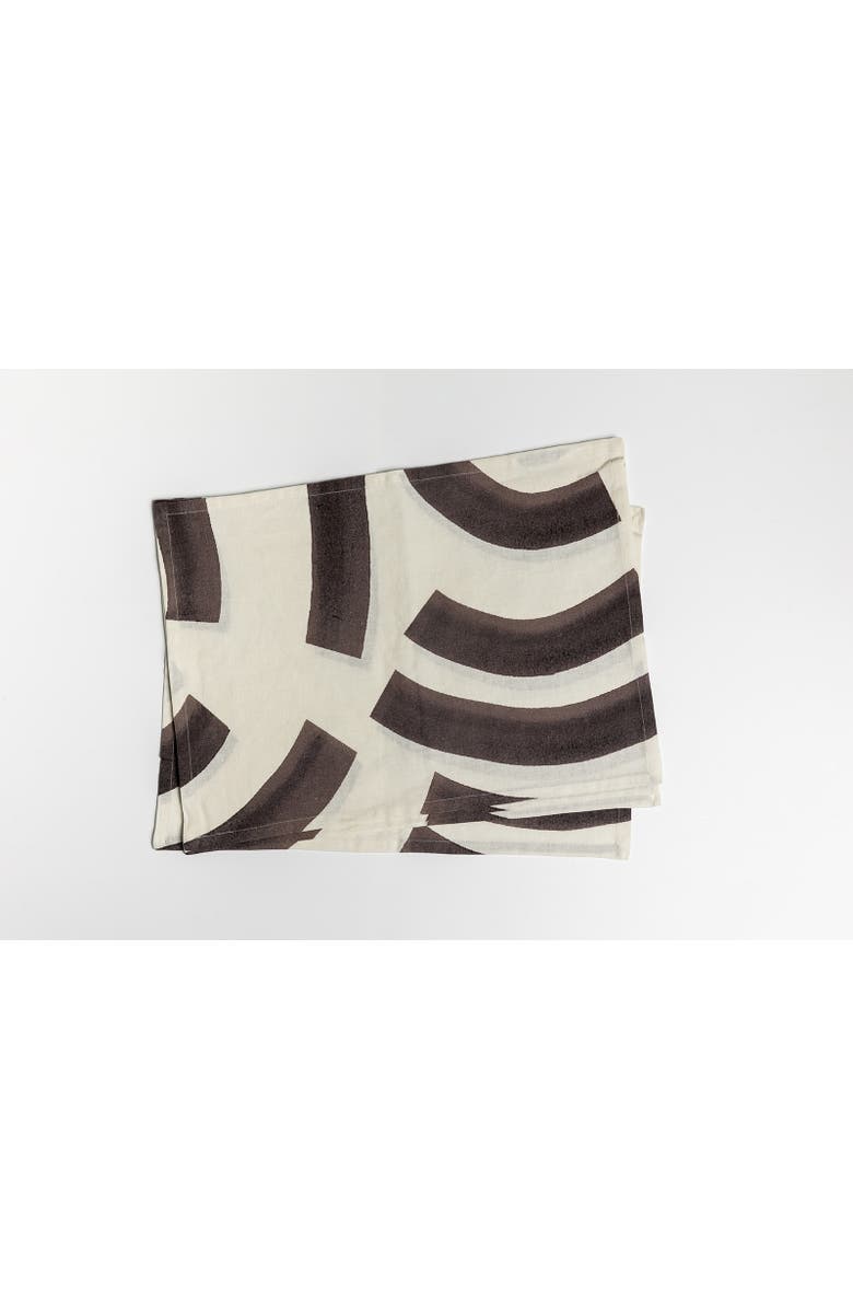 House of Revelry Hard Rock Placemat Set of Four, Main, color, Natural