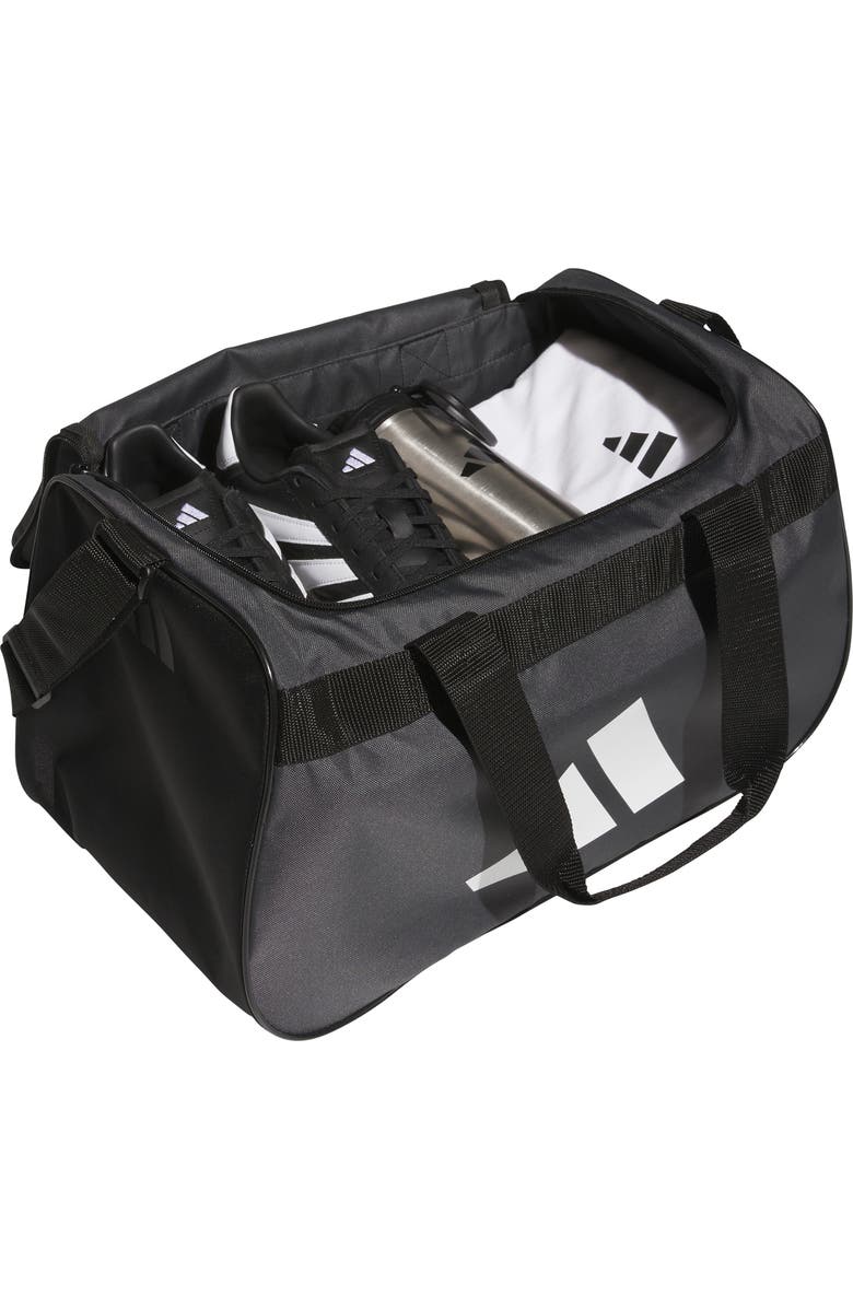 adidas Power Gym Small Duffel, Alternate, color, Team Dark Grey/ White/ Black