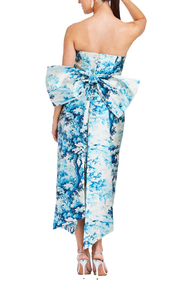 Lorena Convertible Bow Dress, Alternate, color, Blue