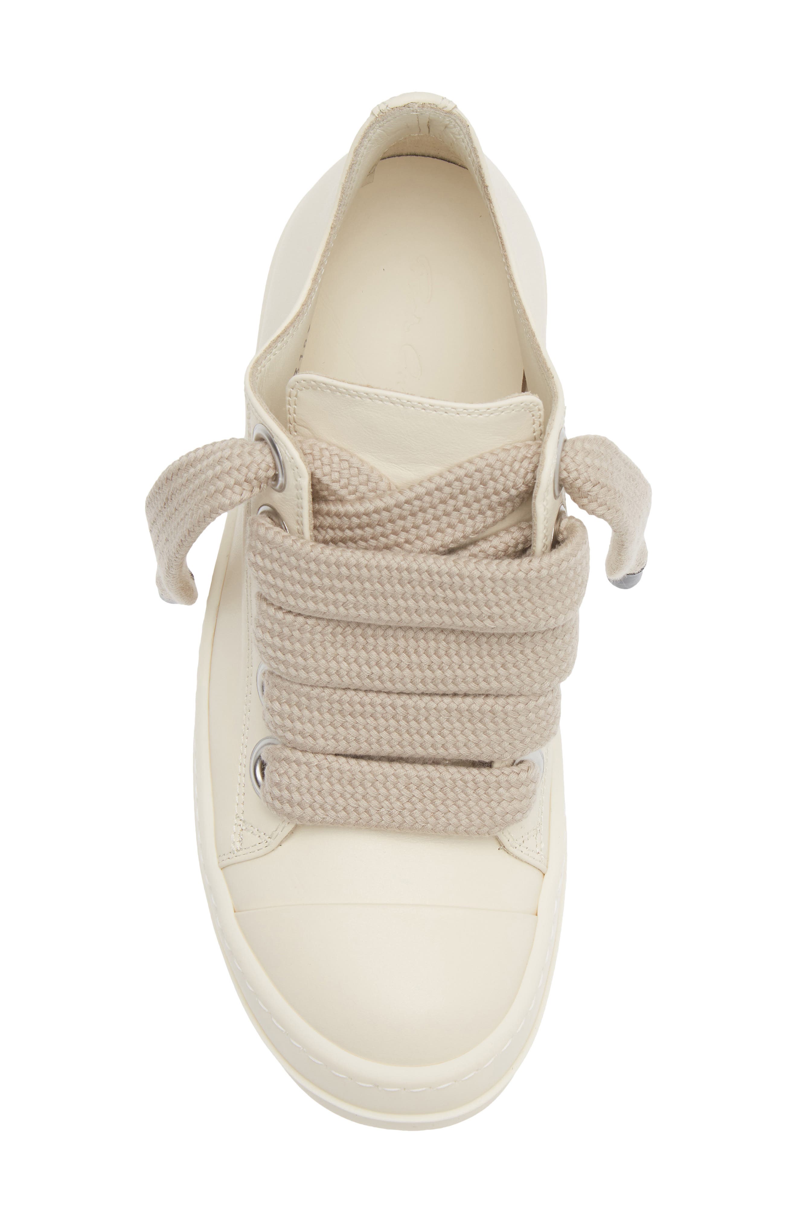 Jumbolace Low Top Sneaker, Alternate, color, MILK/ MILK/ MILK