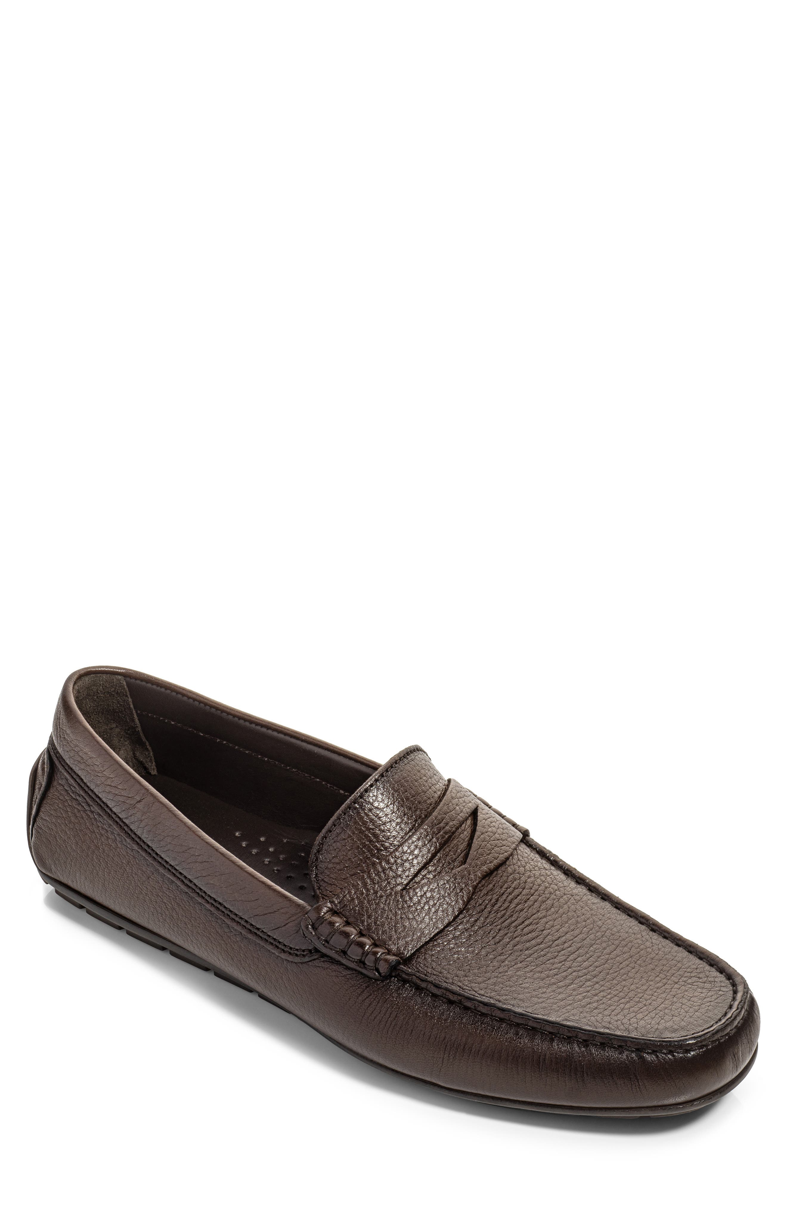 TO BOOT NEW YORK Admiral Penny Loafer, Main, color, Dark Brown