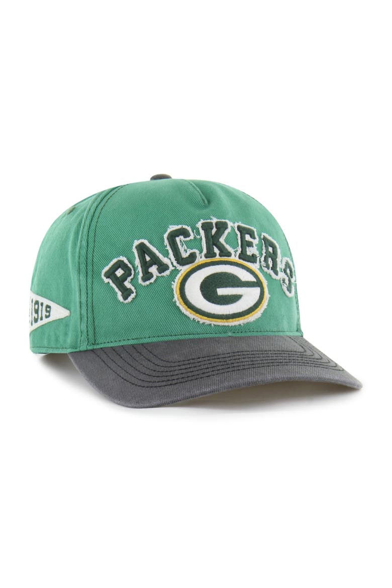 Men's '47 Green Green Bay Packers  Calderwood Well Worn Hitch Adjustable Hat, Main, color, Green