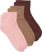 NORDSTROM RACK 3-Pack Pillow Sole Quarter Socks