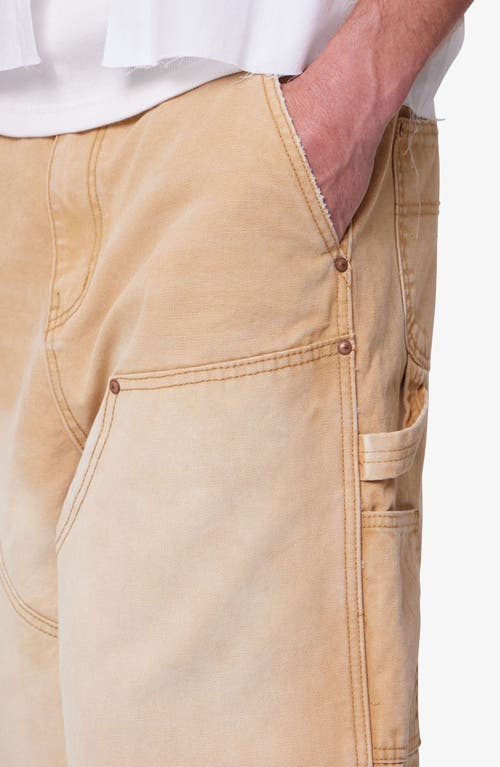 Mnml Ultra Baggy Carpenter Shorts In Neutral