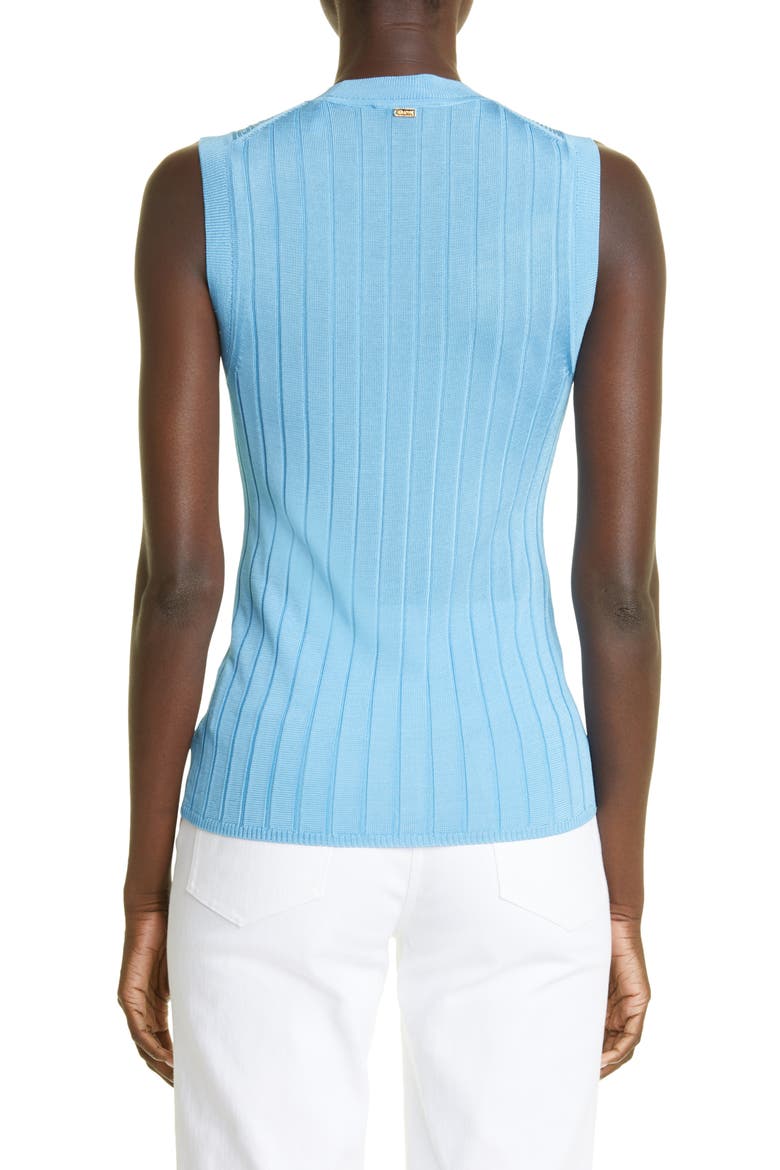 Rib Sweater Tank, Alternate, color, BLUE