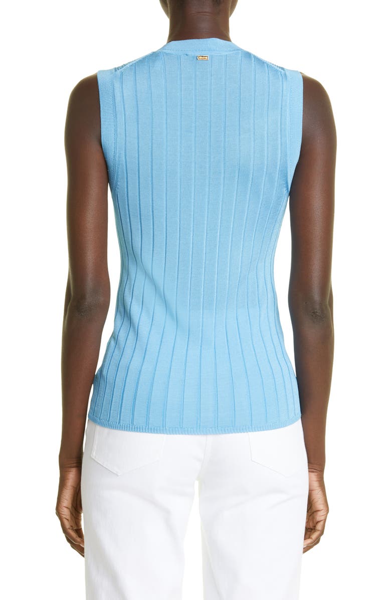 St. John Collection Rib Sweater Tank, Alternate, color,