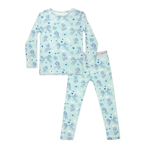 Kids' PAW Valentine Blue Set of 2 Piece Pajamas
