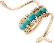 Nashelle Beaded Snake Ring