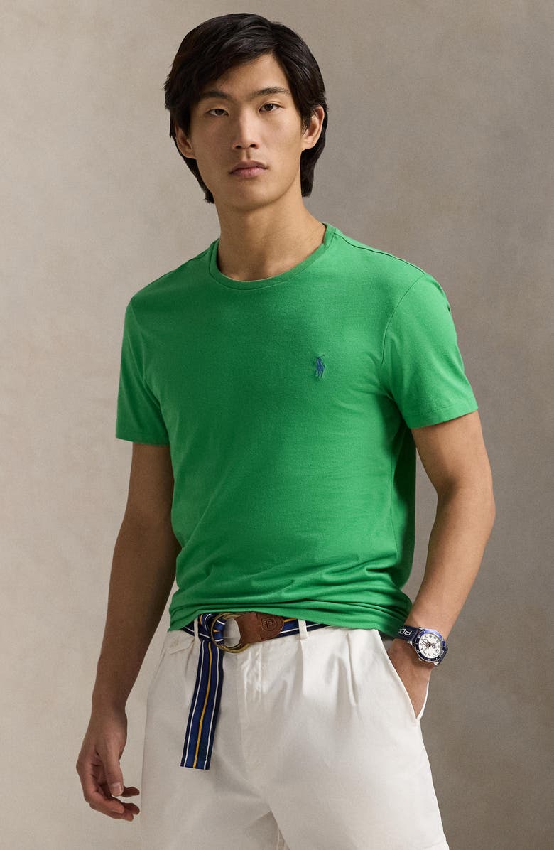 Polo Ralph Lauren Classic Fit Jersey Crewneck T-Shirt, Alternate, color,