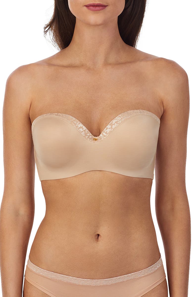 Le Mystère Safari Wireless Strapless Bra, Main, color, Sahara