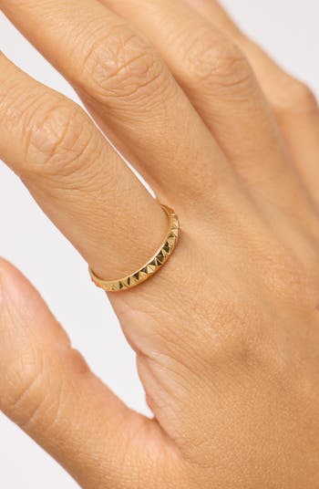 ana luisa リング 指輪 10K SOLID GOLD SLIM EQUINOX RING Ana Luisa Solid Yellow Gold - Slim Equinox Ring | Nordstrom