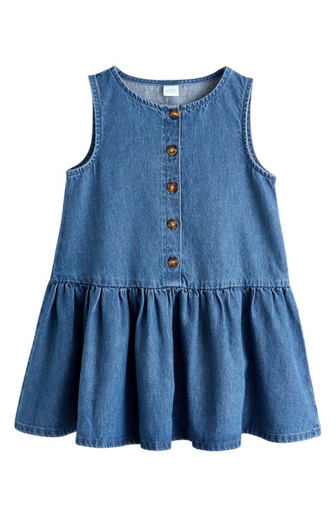Kids' Sleeveless Denim Dress (Little Kid & Big Kid)