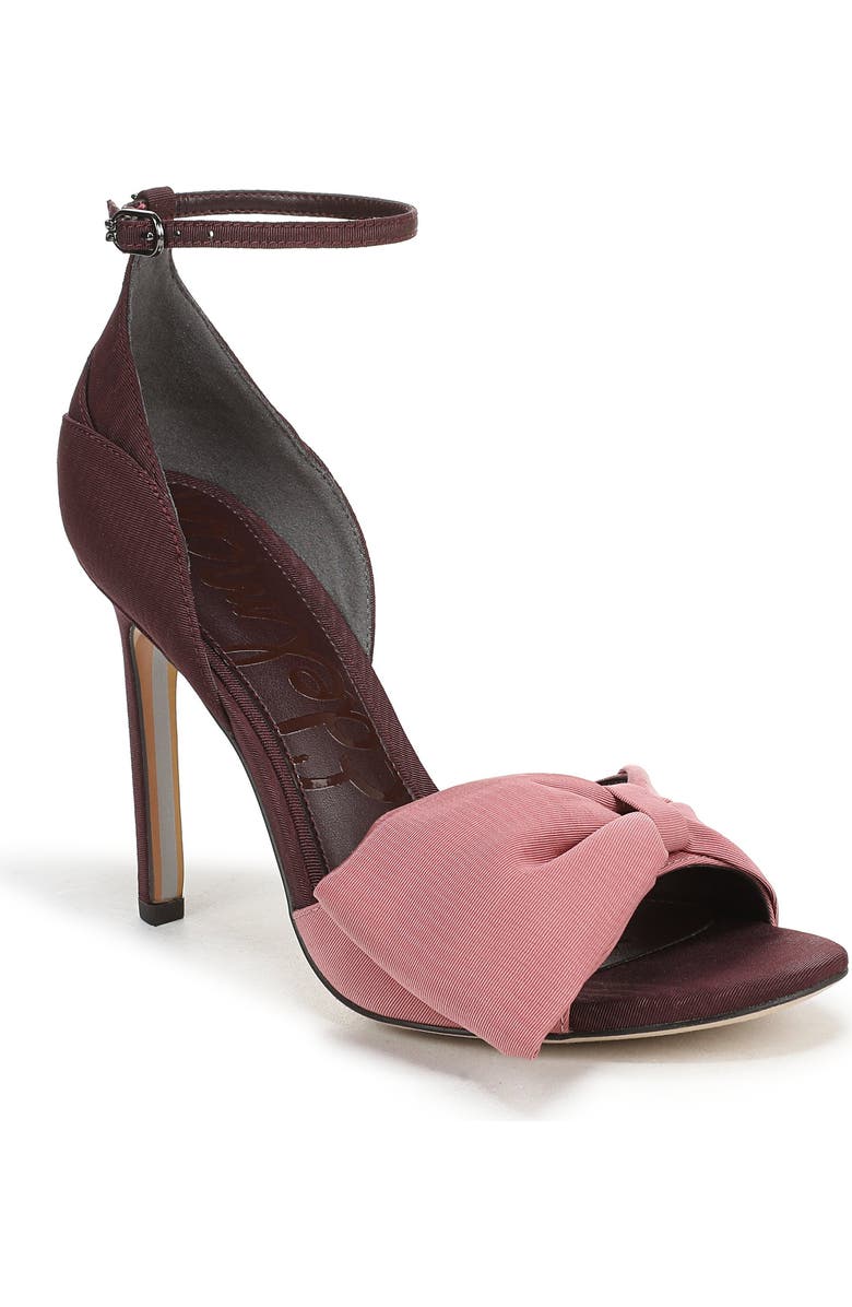 Sam Edelman Ida Ankle Strap Sandal, Main, color, Parisian Plum / Luxe Rose
