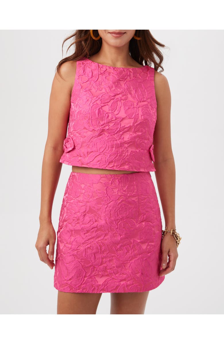 Trina Turk Cayley Top, Main, color, Snapdragon