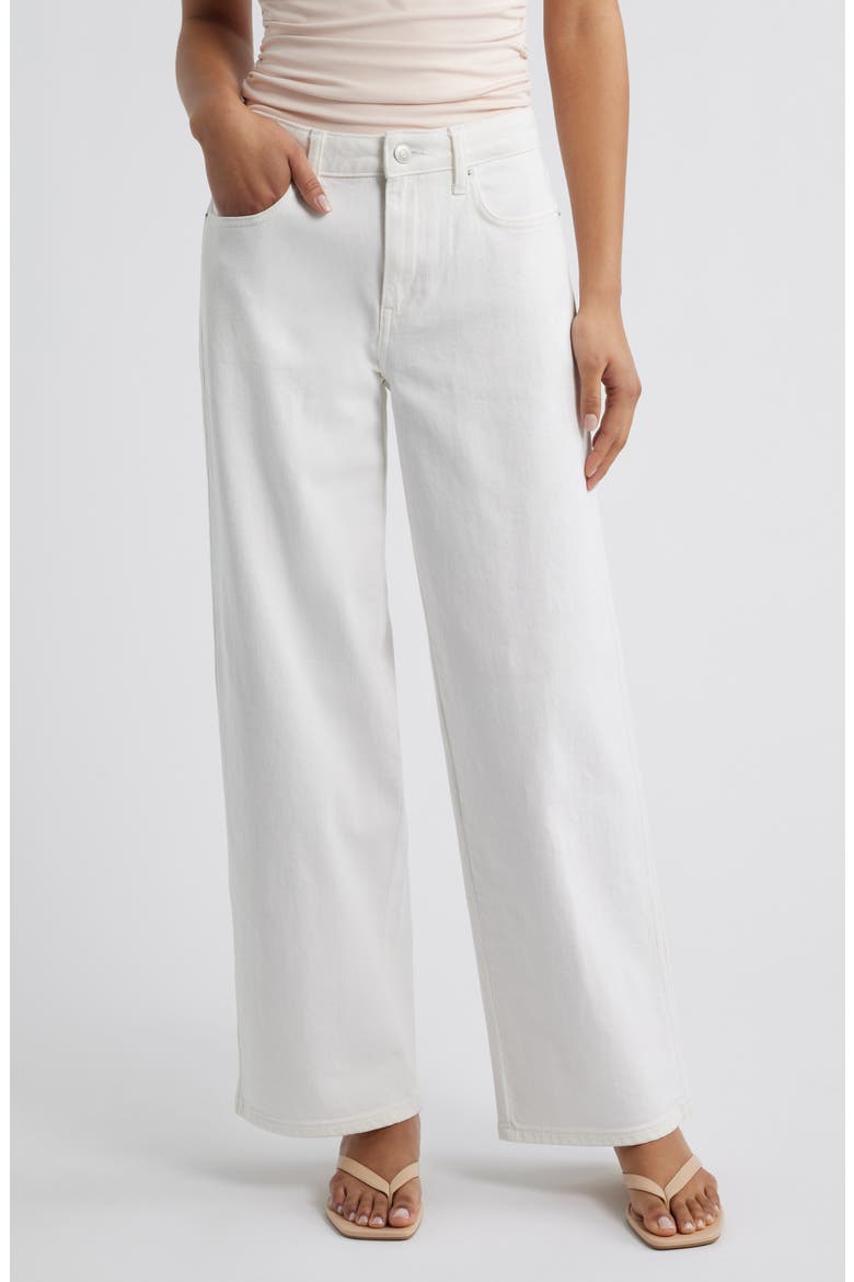 Mid Rise Wide Leg Jeans, Main, color, MORGAN WASH