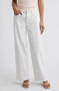 Open Edit Mid Rise Wide Leg Jeans