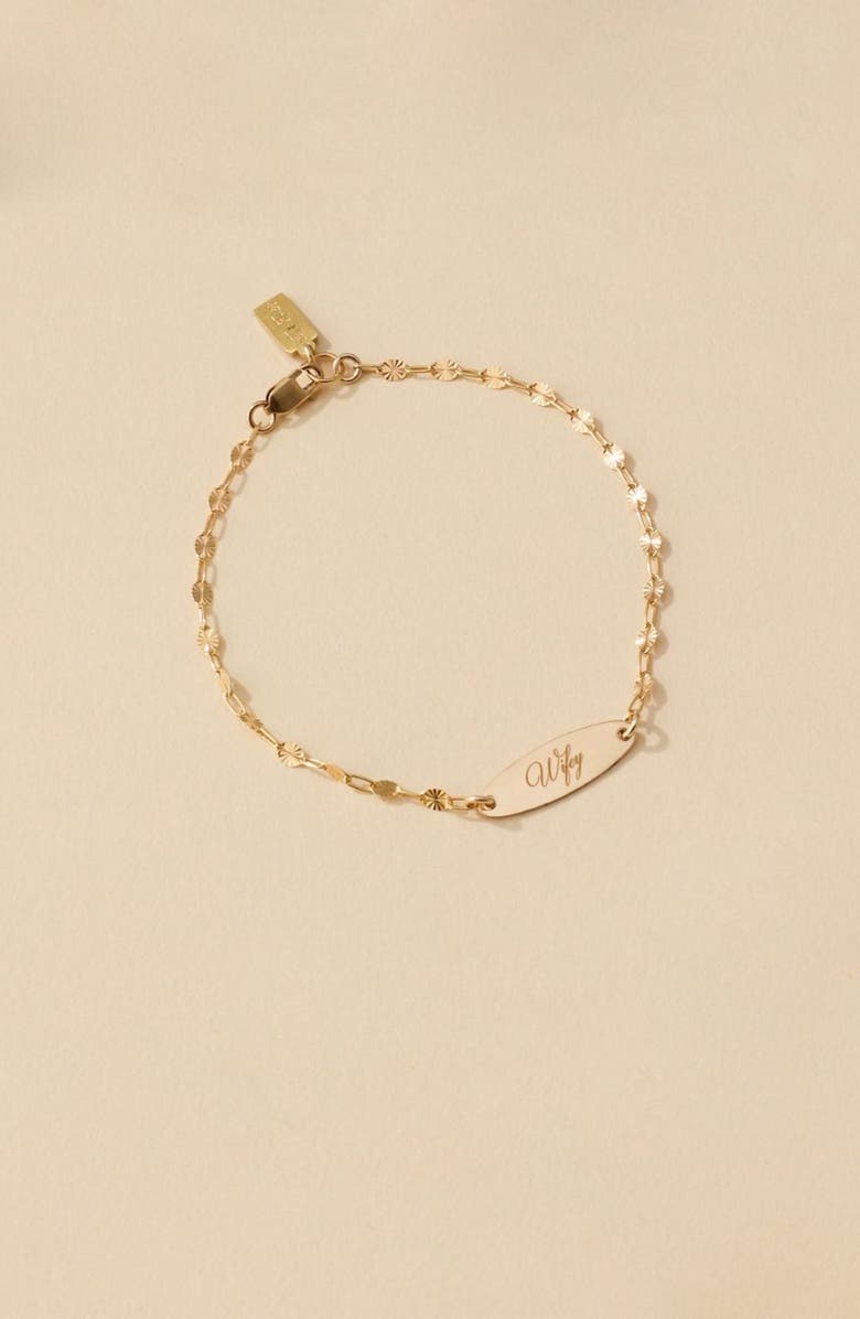 Set & Stones Wifey Banks Bracelet, Alternate, color, Gold