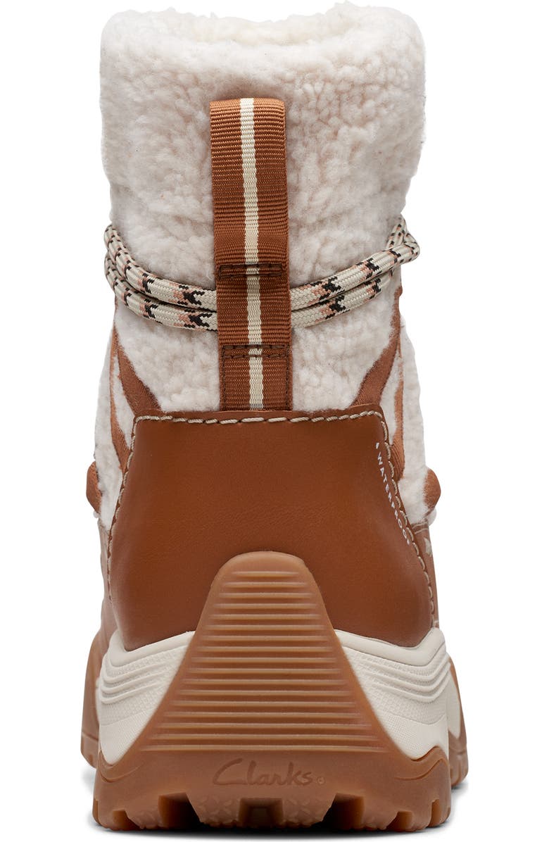 Clarks<sup>®</sup> ATL Hike Up Waterproof Faux Shearling Boot, Alternate, color,