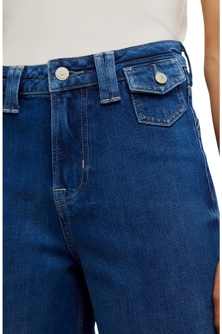 Kellee High Waist Wide Leg Palazzo Jeans, Alternate, color, BLUE NIGHT