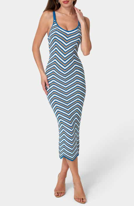 bebe Crochet Midi Dress