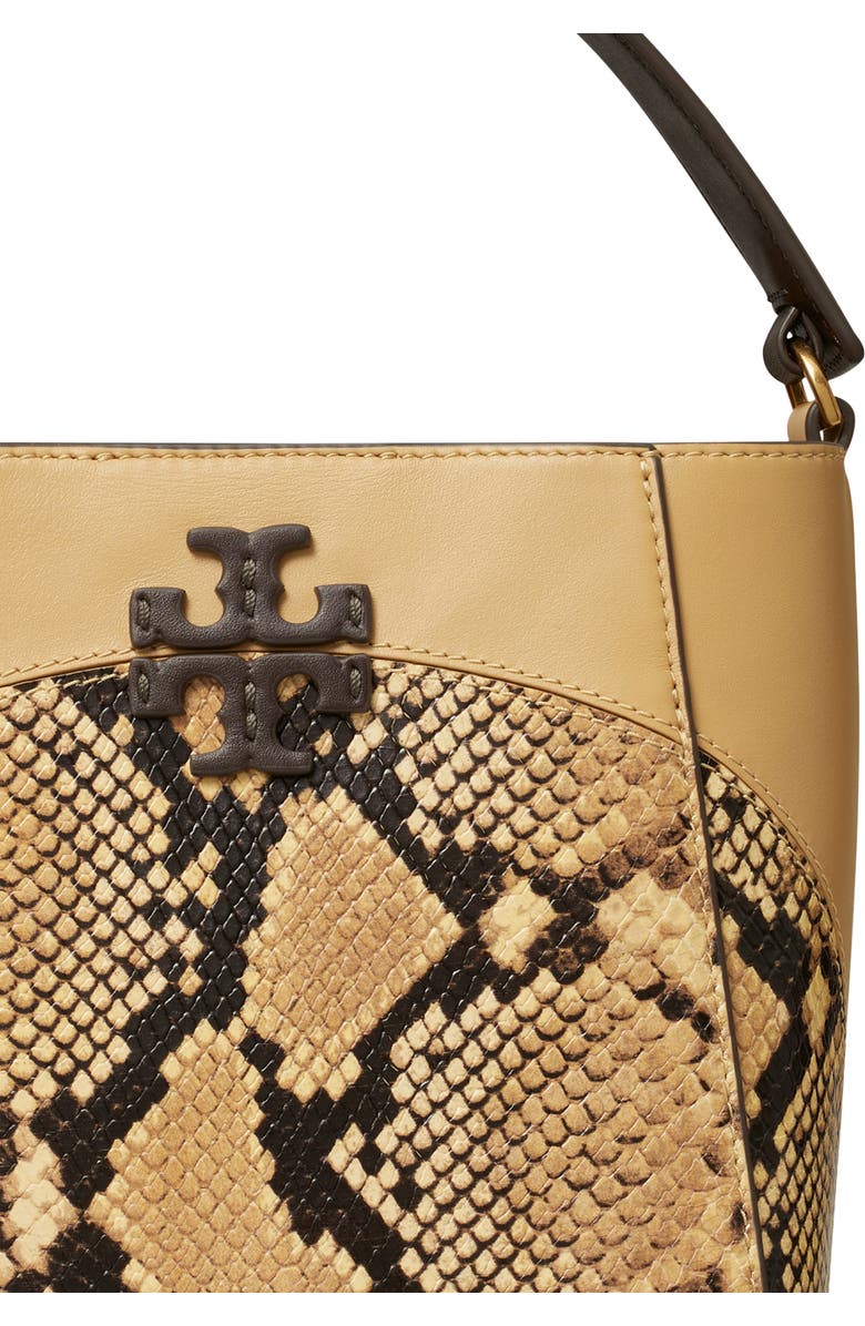 Tory Burch Small McGraw Snake Embossed Leather Crossbody Bag, Alternate, color,