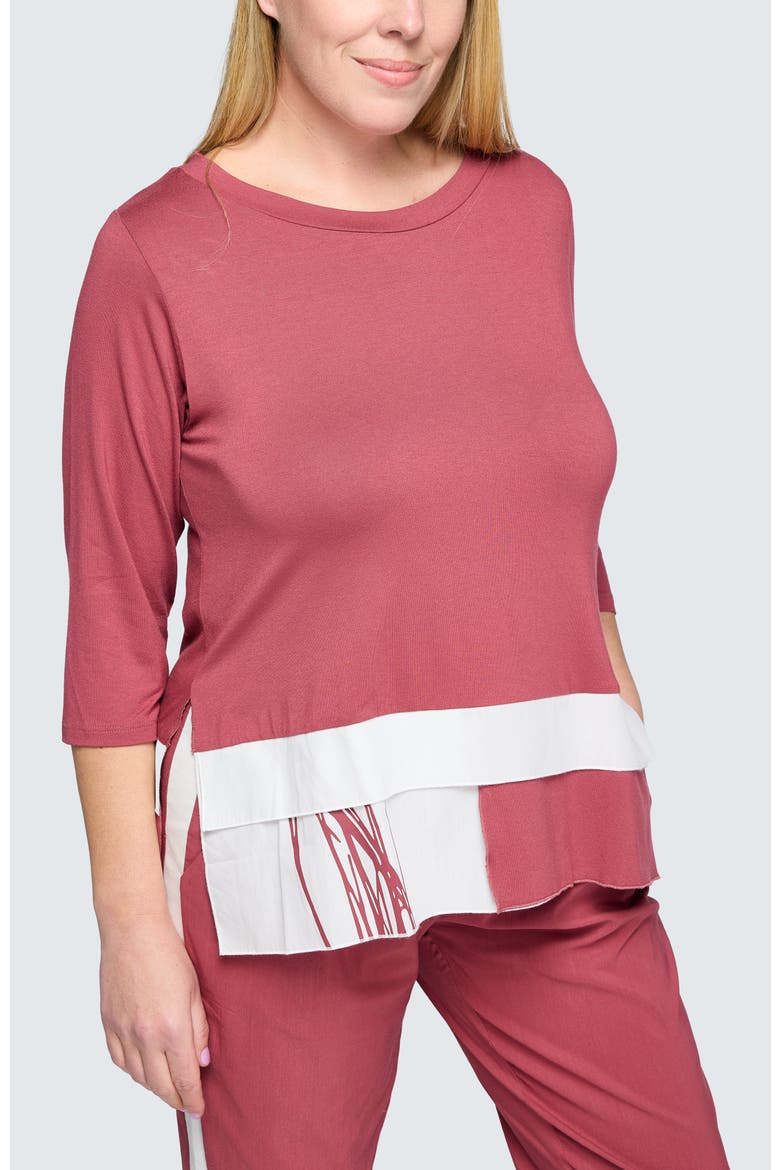 Isla Viscose Jersey Tunic, Main, color, Dry Rose