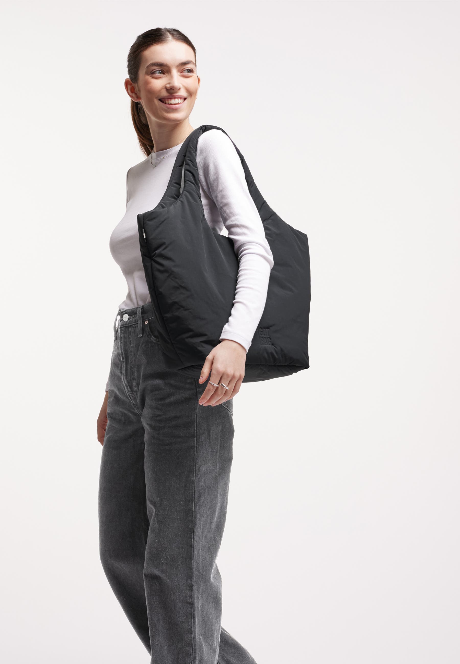 GOT BAG Cloud Tote Bag with Laptop Compartment, Alternate, color, Black