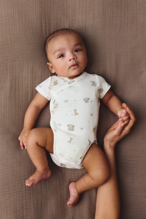 3-pack wrapover bodysuits