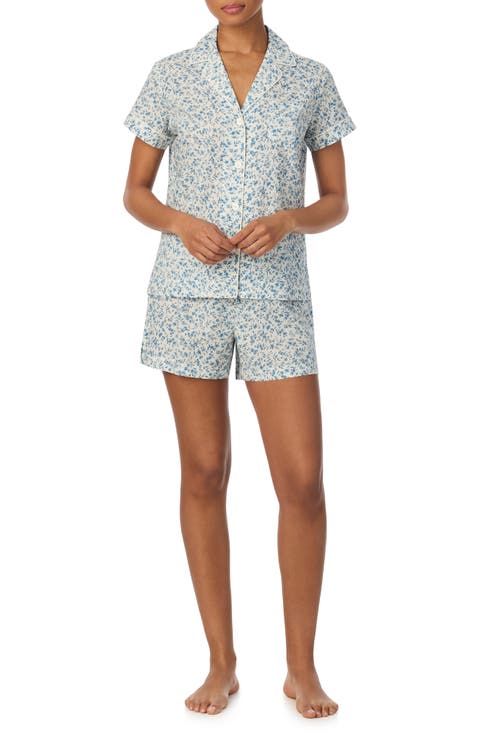 Print Short Sleeve Pajamas