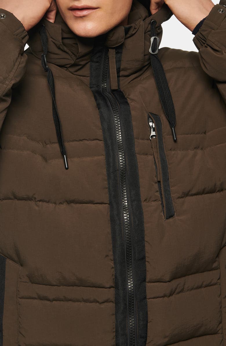 Andrew Marc Huxley Removable Hood Jacket, Alternate, color, Olive