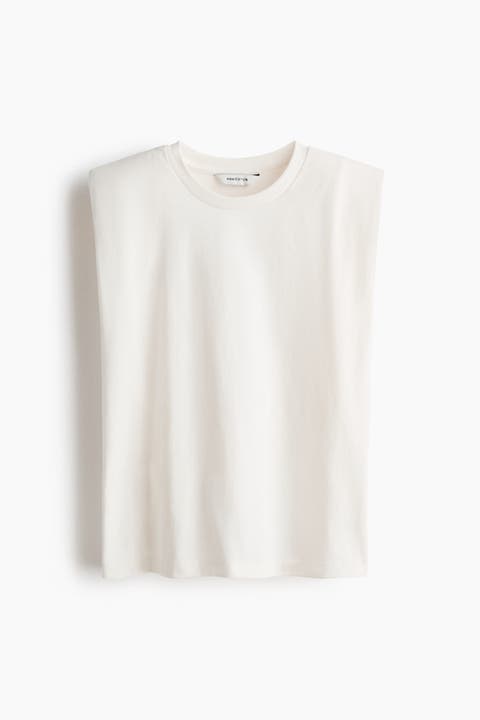 Tank Top With Shoulder Pads