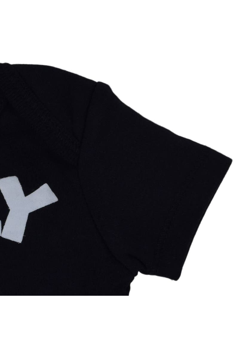 Disney Bodysuit & Hat Set, Alternate, color, Mickey Mouse Black