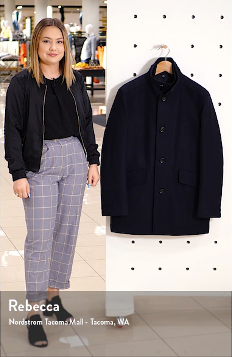 Coxtan Wool Blend Coat with Insert, sales video thumbnail