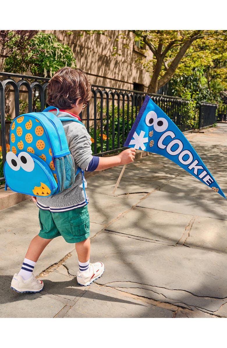 Skip Hop x Sesame Street Cookie Monster Backpack, Alternate, color,