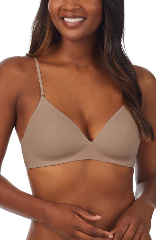 On Gossamer Next to Nothing Wireless Bra in Mocha 