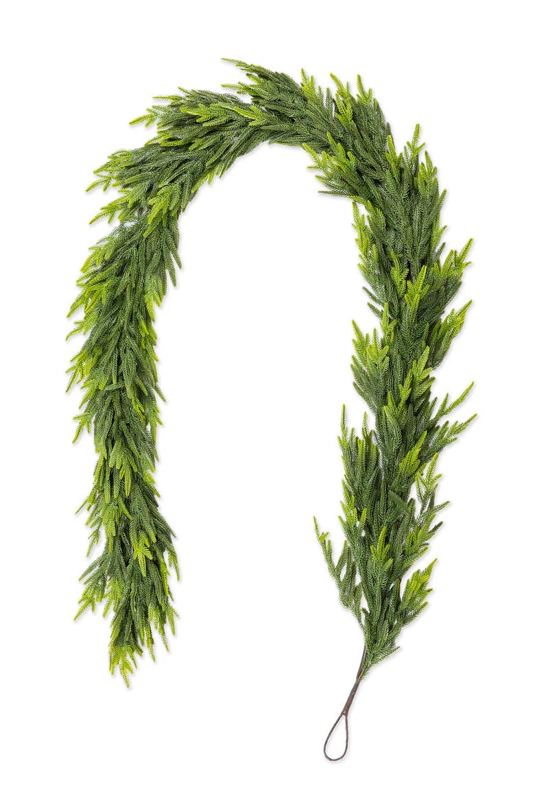 9ft Artificial Christmas PE Dripping Garland, Main, color, Green